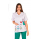 Blusa sanitaria unisex Ada Aprendiendo